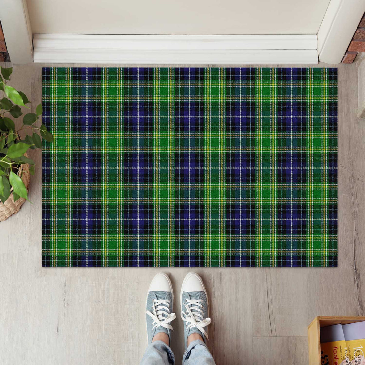 McKellar Tartan Rubber Doormat - Tartan Vibes Clothing