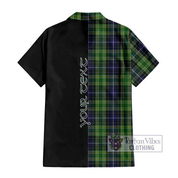 McKellar Tartan Hawaiian Shirt with Family Crest and Half Of Me Style - Tartan Vibes Clothing