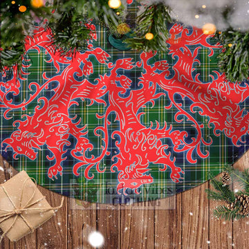 McKellar Tartan Christmas Tree Skirt Lion Rampant Style - Tartan Vibes Clothing