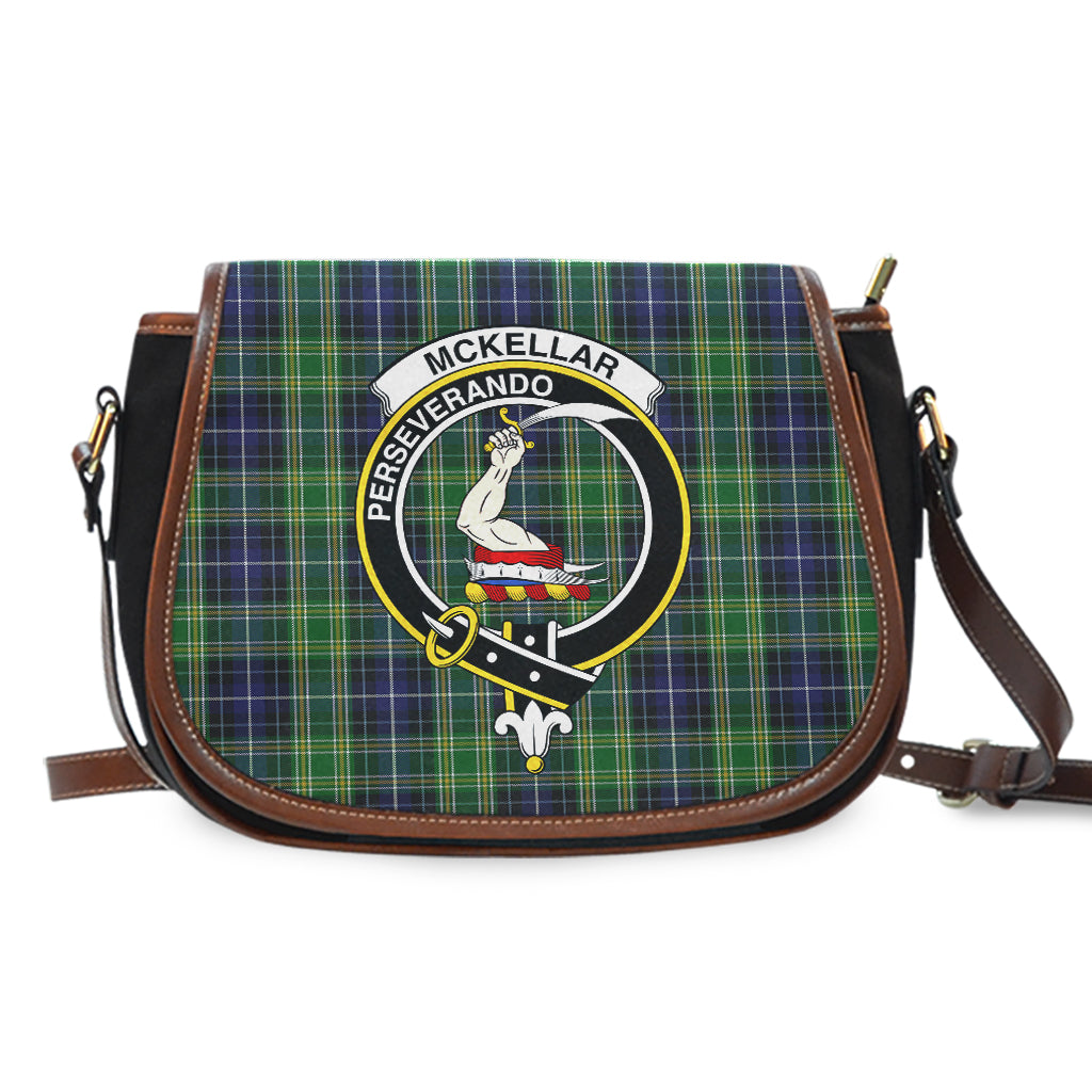 McKellar Tartan Saddle Bag with Family Crest - Tartan Vibes Clothing