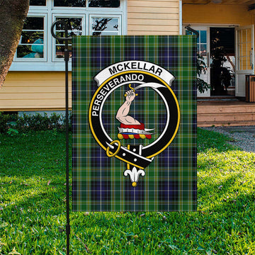 McKellar Tartan Garden Flag with Family Crest Garden Flag - Tartan Vibes Clothing