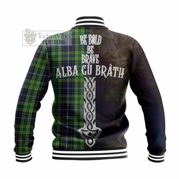 McKellar Tartan Family Crest Baseball Jacket Alba Gu Brath Be Brave Lion Ancient Style - Tartan Vibes Clothing
