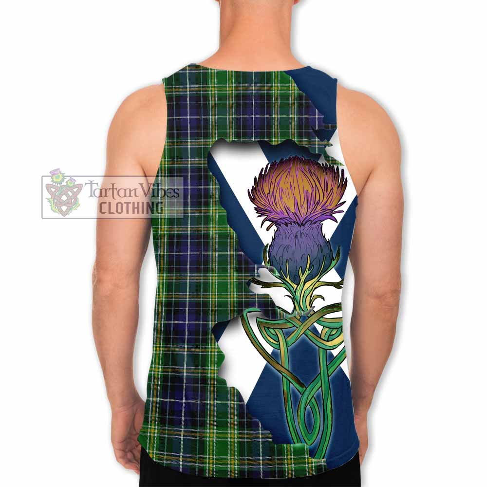 McKellar Tartan Family Crest Men's Tank Top Scottish Thistle Celtic Inspired - Tartan Vibes Clothing