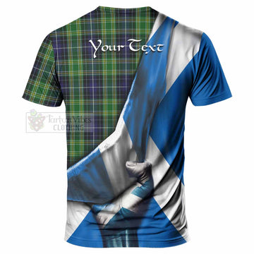 McKellar Tartan T-Shirt with Family Crest Scotland Patriotic Style - Tartan Vibes Clothing