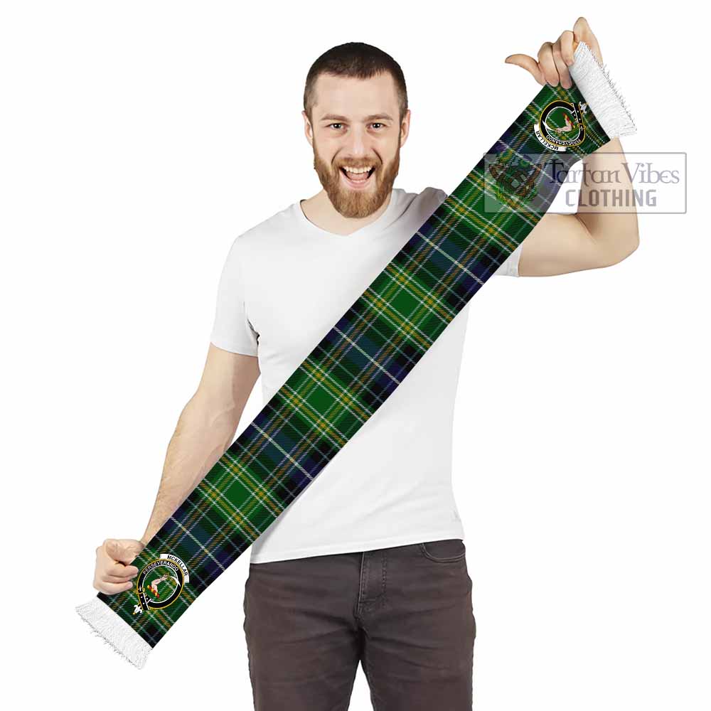 McKellar Tartan Ruffneck Scarf with Family Crest - Tartan Vibes Clothing