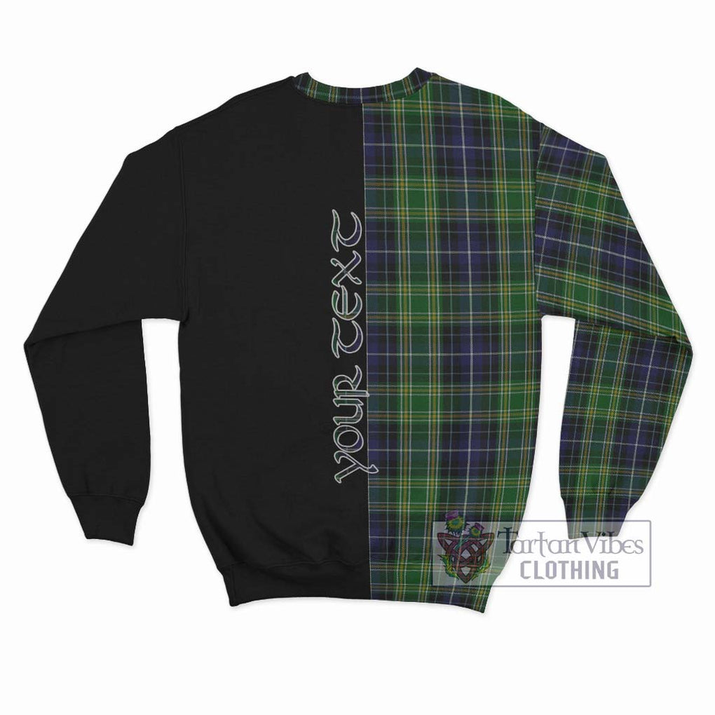 McKellar Tartan Sweatshirt with Family Crest and Half Of Me Style - Tartan Vibes Clothing