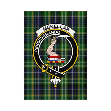 McKellar Tartan Garden Flag with Family Crest - Tartan Vibes Clothing