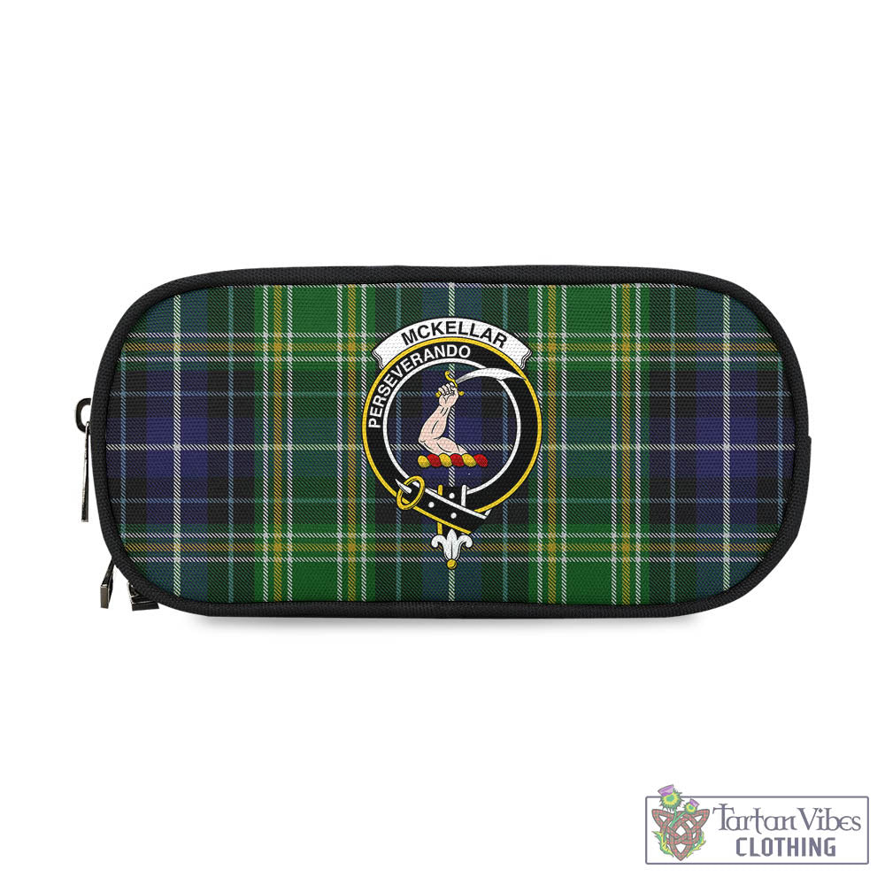 Tartan Vibes Clothing McKellar Tartan Pen and Pencil Case with Family Crest