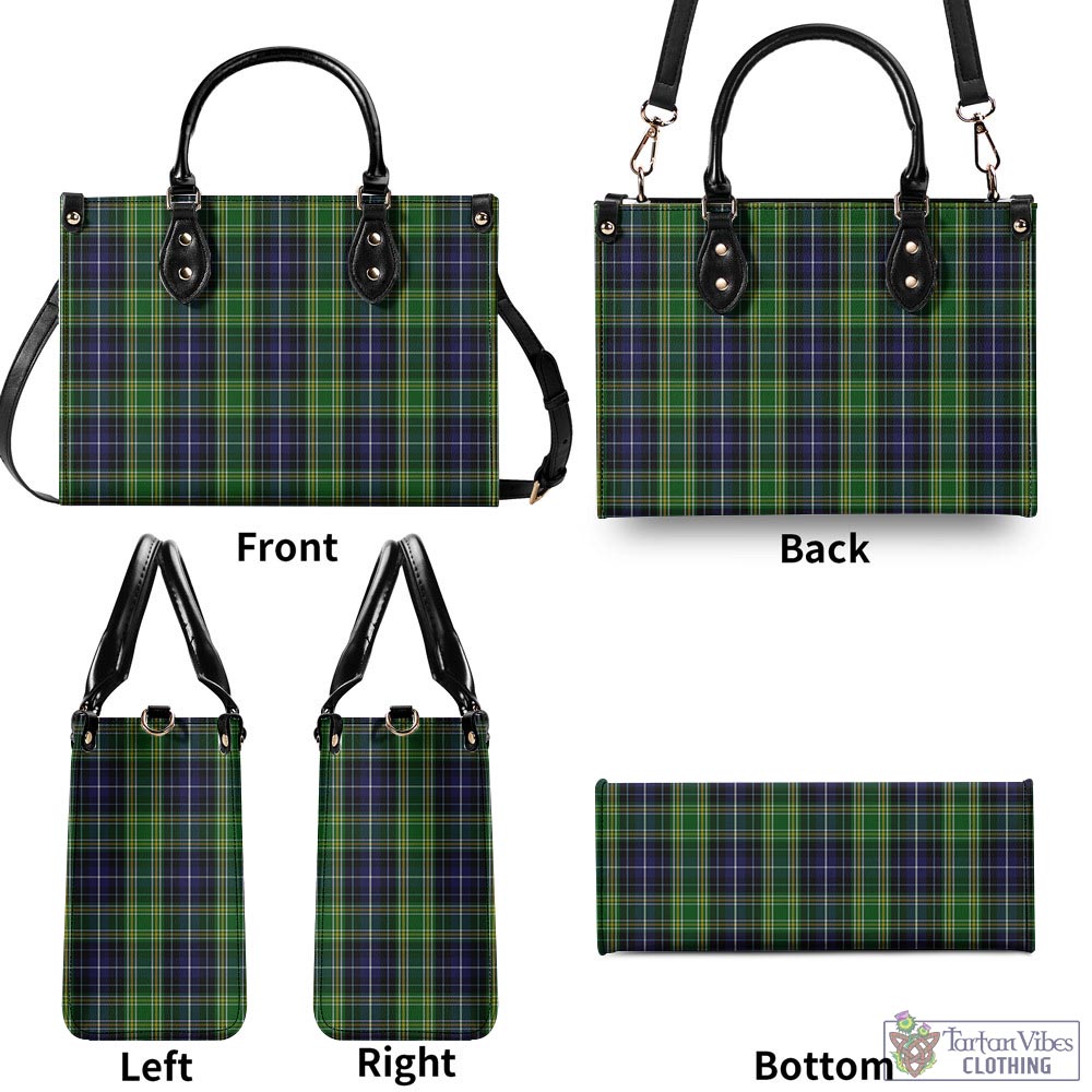McKellar Tartan Luxury Leather Handbags - Tartan Vibes Clothing