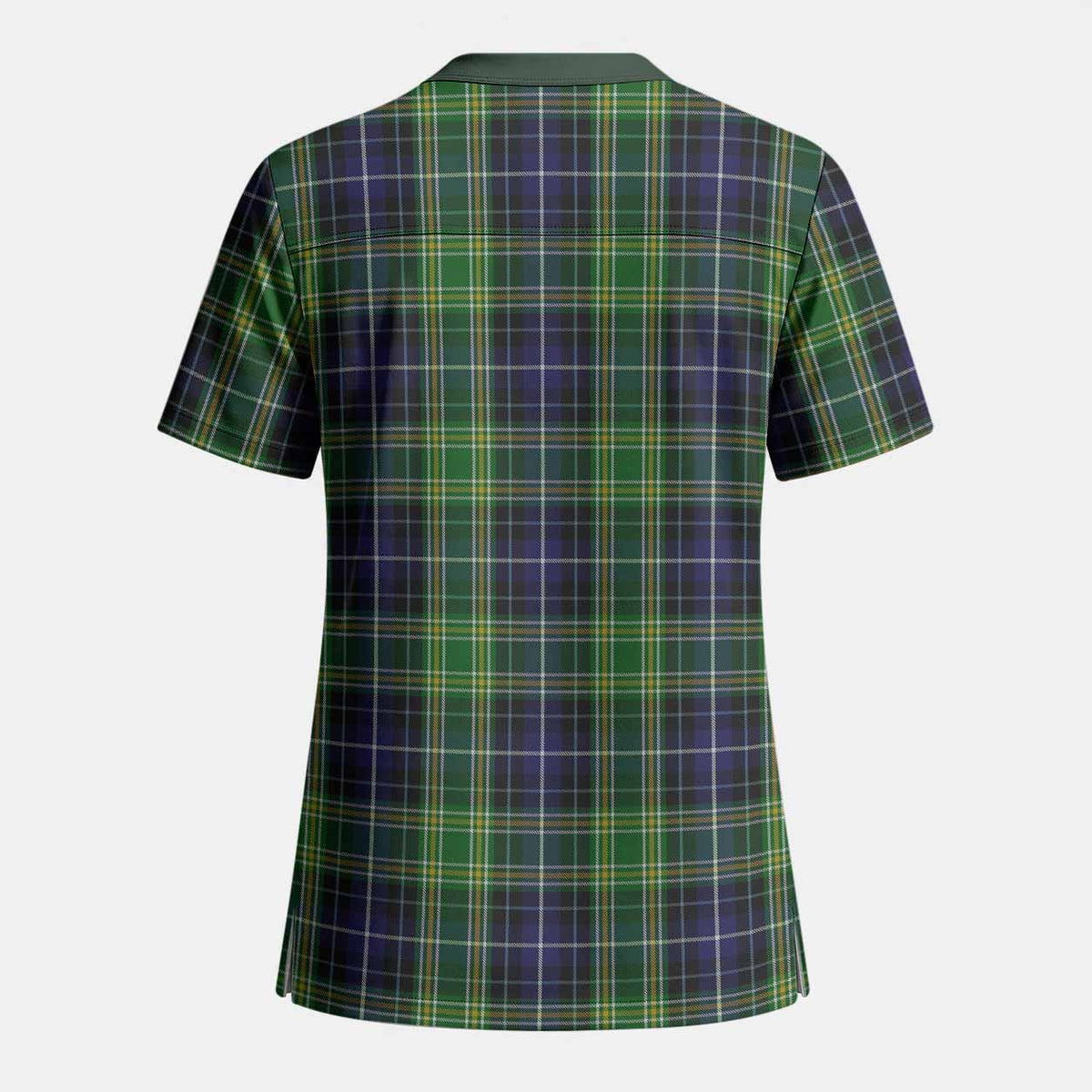 McKellar Crest Tartan Scrub Top - Tartan Vibes Clothing