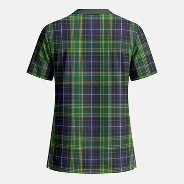 McKellar Crest Tartan Scrub Top - Tartan Vibes Clothing