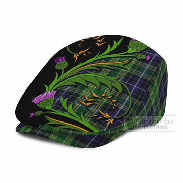 McKellar Tartan Flat Cap, Jeff Cap Scottish Thistle Pride Heritage Art - Tartan Vibes Clothing