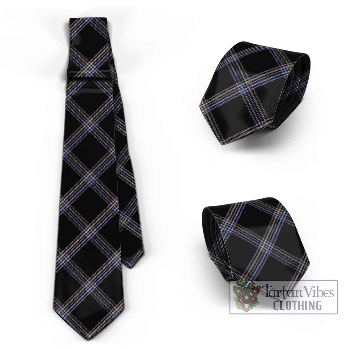 McKenna Tartan Classic Necktie Cross Style Necktie One Size - Tartan Vibes Clothing