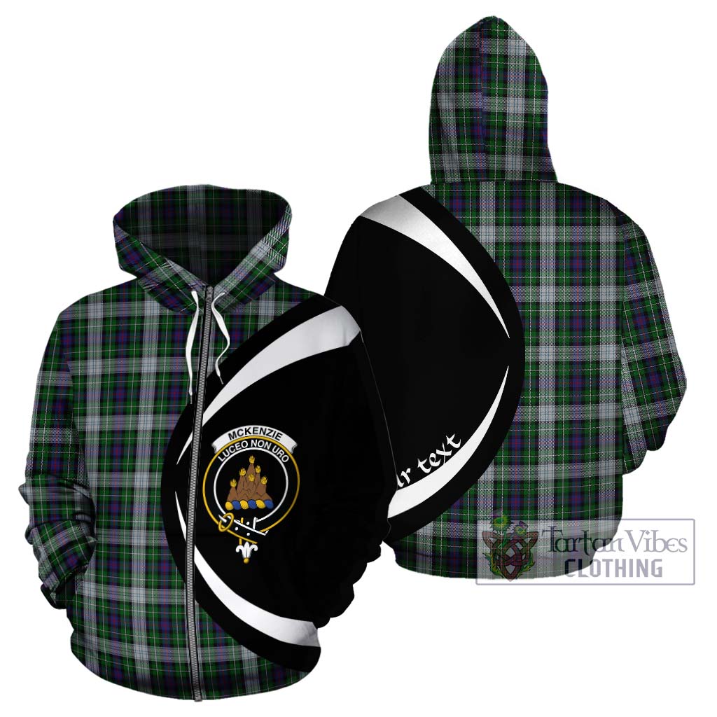 Mckenzie Dress Tartan Hoodie with Family Crest Circle Style - Tartan Vibes Clothing