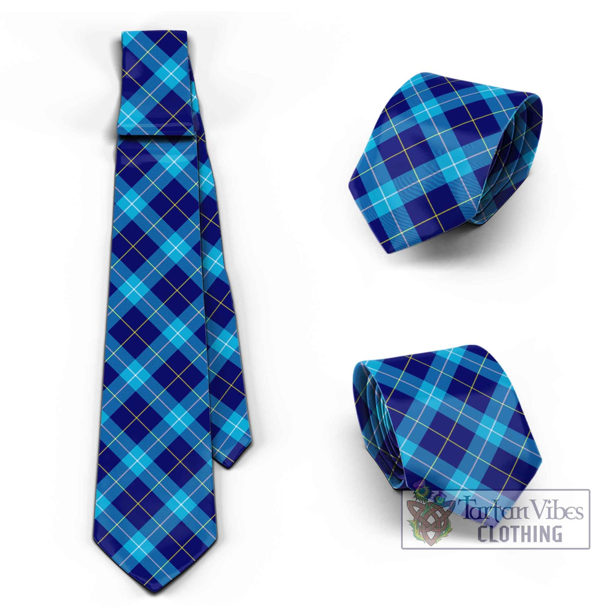 Tartan Vibes Clothing McKerrell Tartan Classic Necktie Cross Style