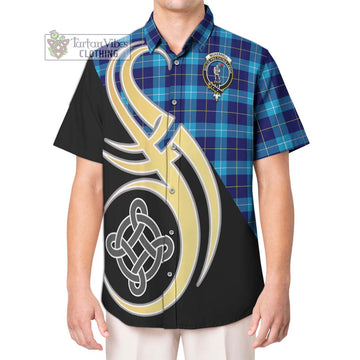 McKerrell Tartan Hawaiian Shirt with Family Crest and Celtic Symbol Style Kid - Tartan Vibes Clothing