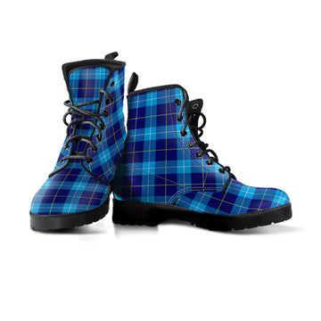 McKerrell Tartan Leather Boots Men' Boots - Tartan Vibes Clothing