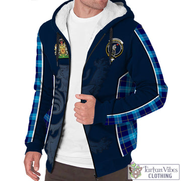 McKerrell Tartan Sherpa Hoodie with Family Crest and Lion Rampant Vibes Sport Style Unisex - Tartan Vibes Clothing