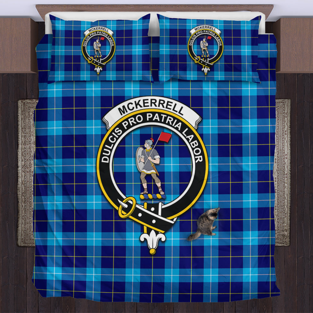 McKerrell Tartan Bedding Set with Family Crest UK Bedding Set - Tartan Vibes Clothing