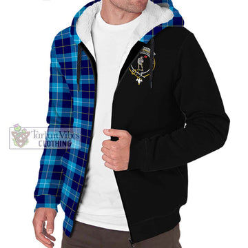 McKerrell Tartan Sherpa Hoodie with Family Crest and Half Of Me Style Unisex S - Tartan Vibes Clothing