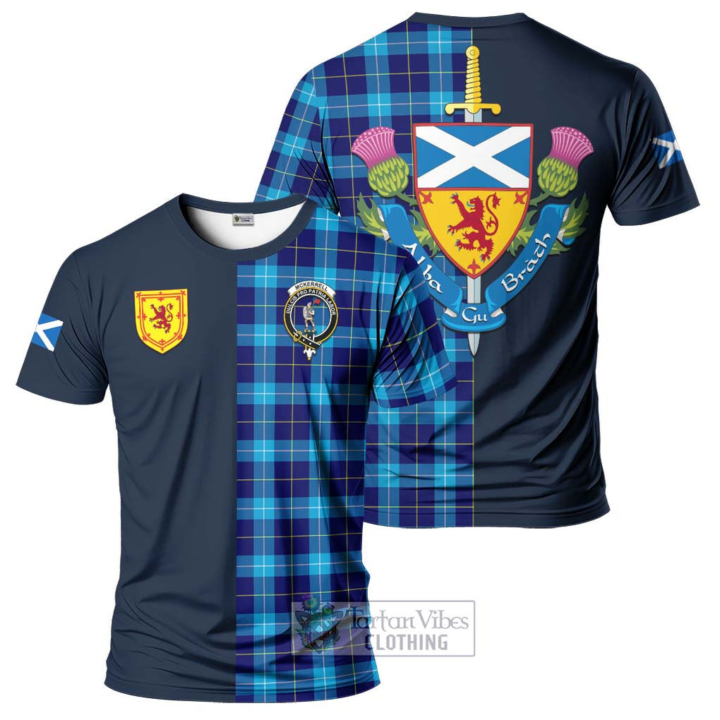 McKerrell Tartan T-Shirt Alba with Scottish Lion Royal Arm Half Style Kid's Shirt - Tartan Vibes Clothing