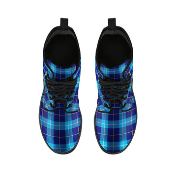 McKerrell Tartan Leather Boots - Tartan Vibes Clothing