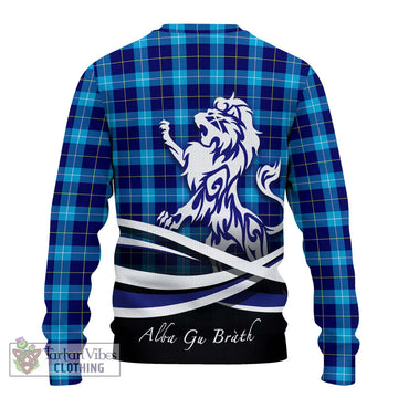 McKerrell Tartan Ugly Sweater with Alba Gu Brath Regal Lion Emblem - Tartan Vibes Clothing