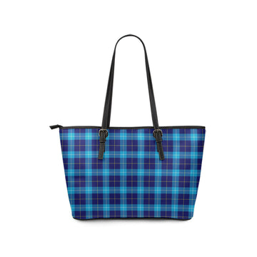 McKerrell Tartan Leather Tote Bag - Tartan Vibes Clothing