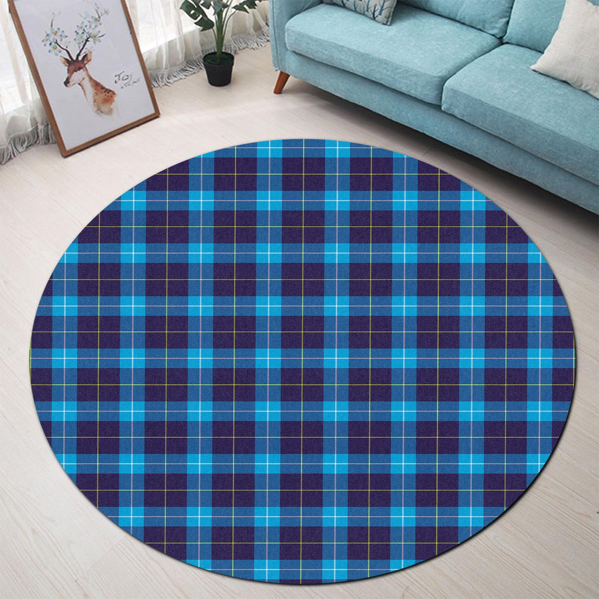McKerrell Tartan Round Rug - Tartan Vibes Clothing