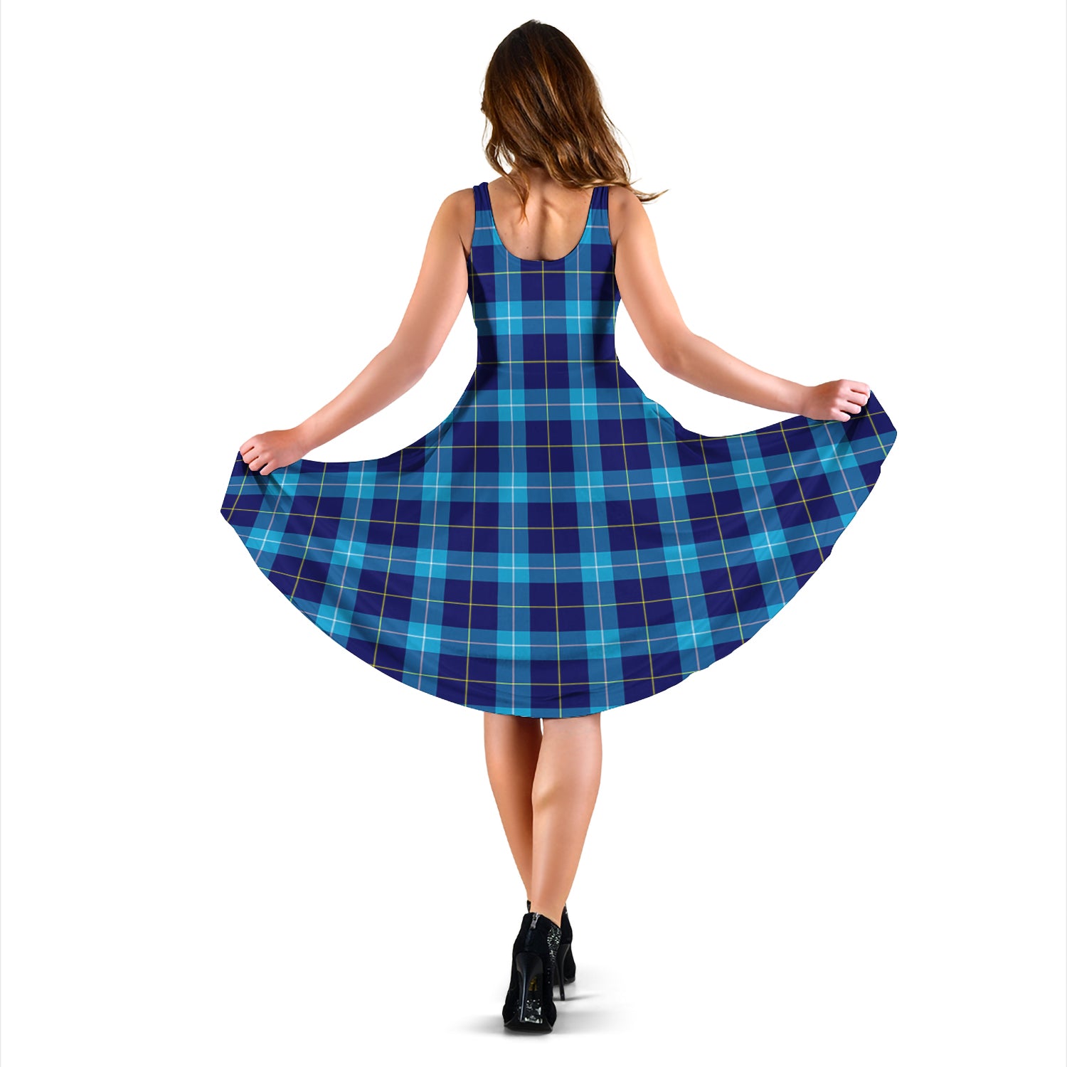 McKerrell Tartan Sleeveless Midi Womens Dress - Tartan Vibes Clothing