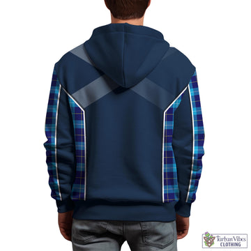 McKerrell Tartan Hoodie with Family Crest and Scottish Thistle Vibes Sport Style