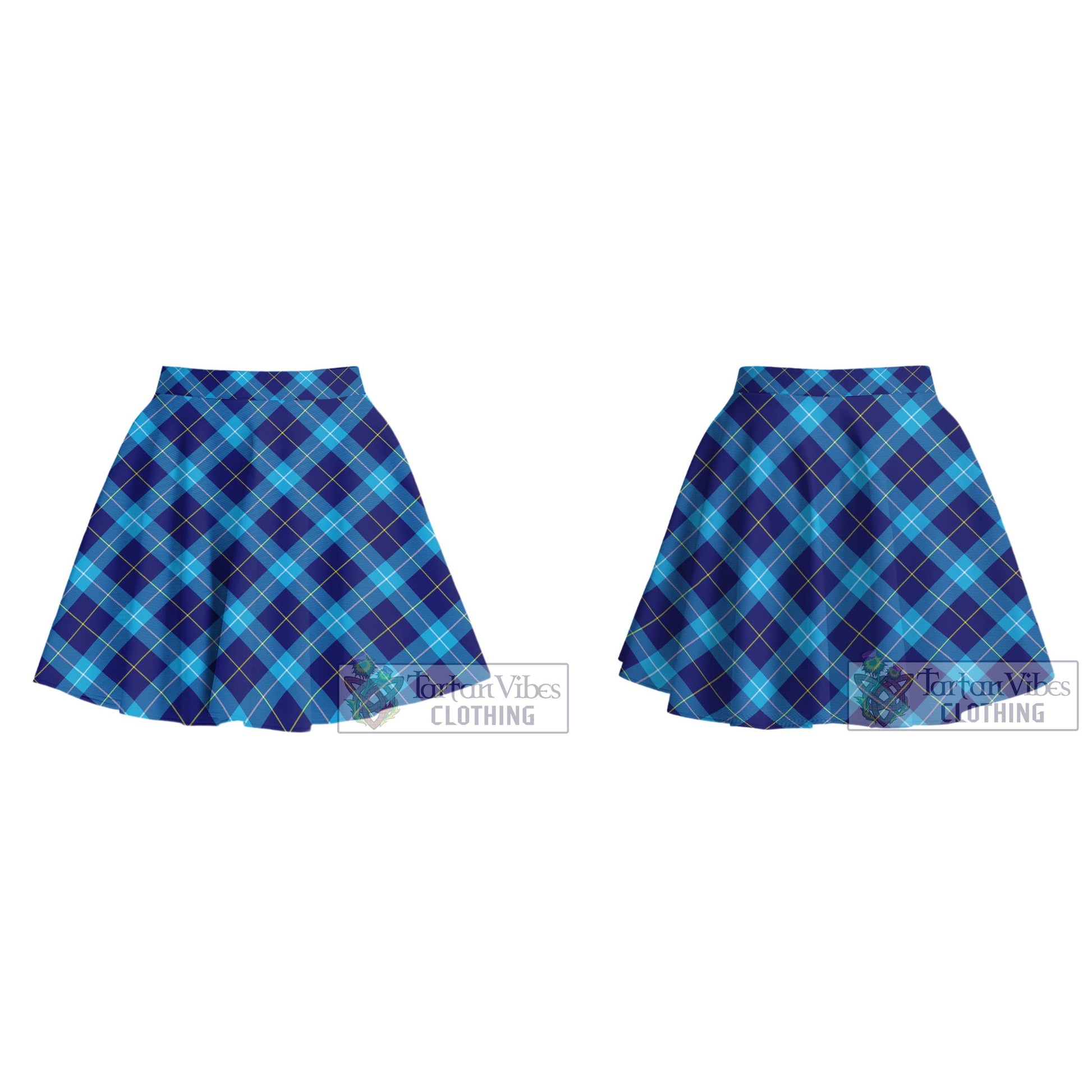 McKerrell Tartan Women's Plated Mini Skirt Cross Style - Tartan Vibes Clothing