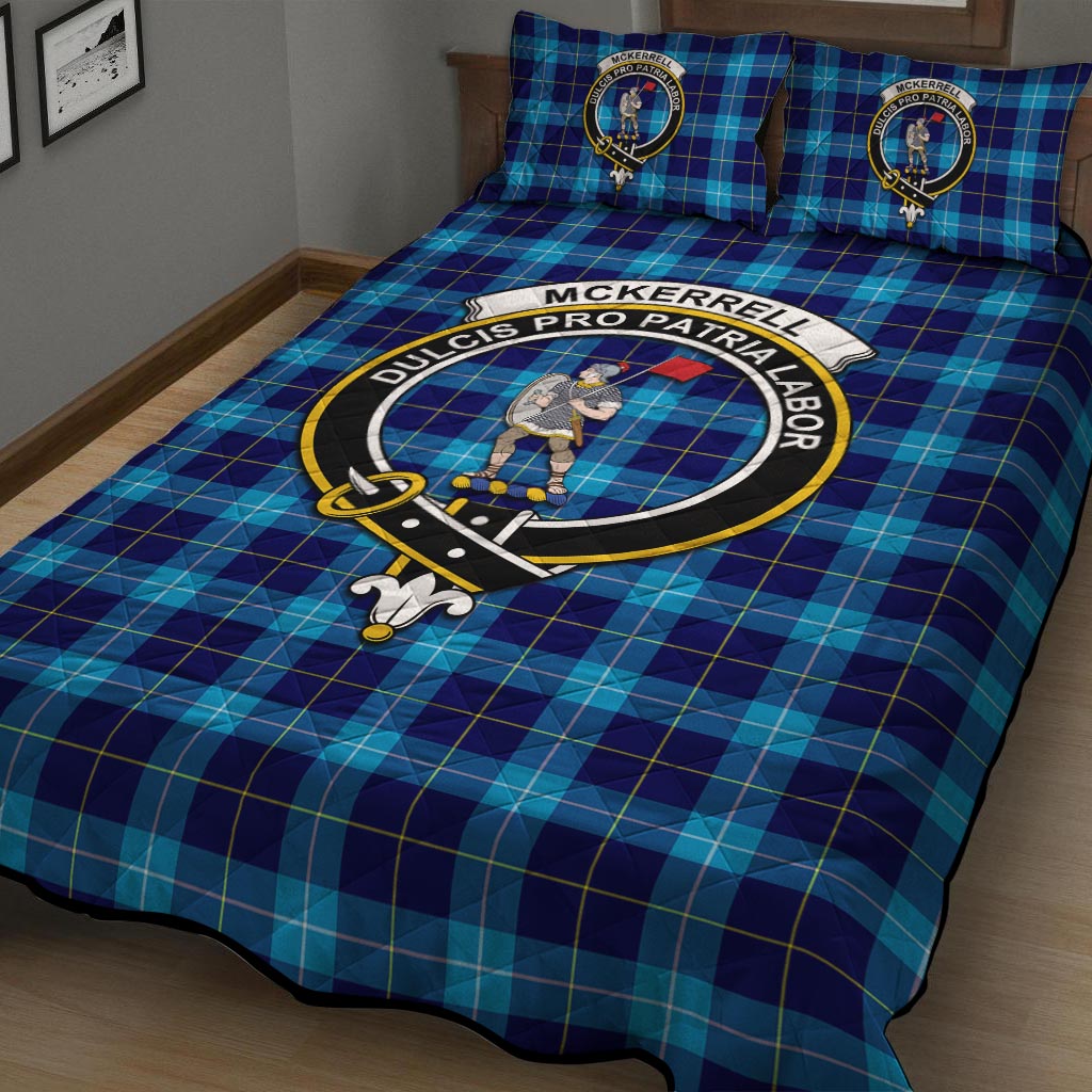 McKerrell Tartan Quilt Bed Set with Family Crest - Tartan Vibes Clothing