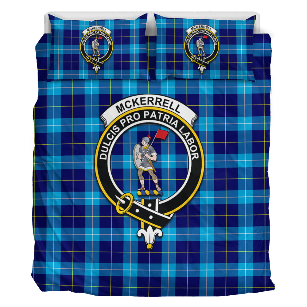McKerrell Tartan Bedding Set with Family Crest - Tartan Vibes Clothing