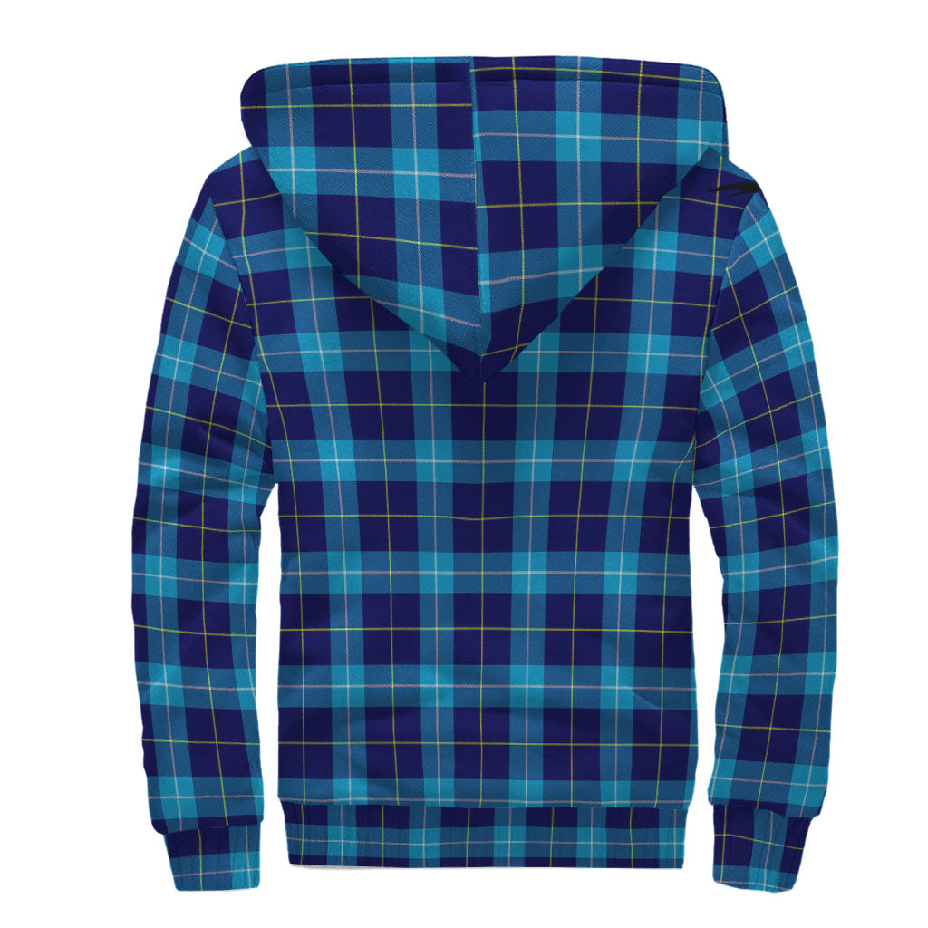 McKerrell Tartan Sherpa Hoodie with Family Crest - Tartan Vibes Clothing