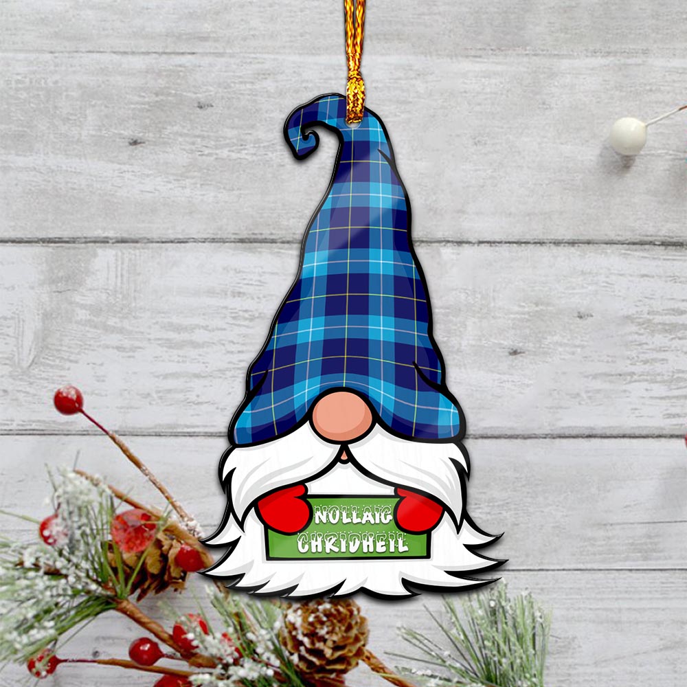 McKerrell Gnome Christmas Ornament with His Tartan Christmas Hat - Tartan Vibes Clothing