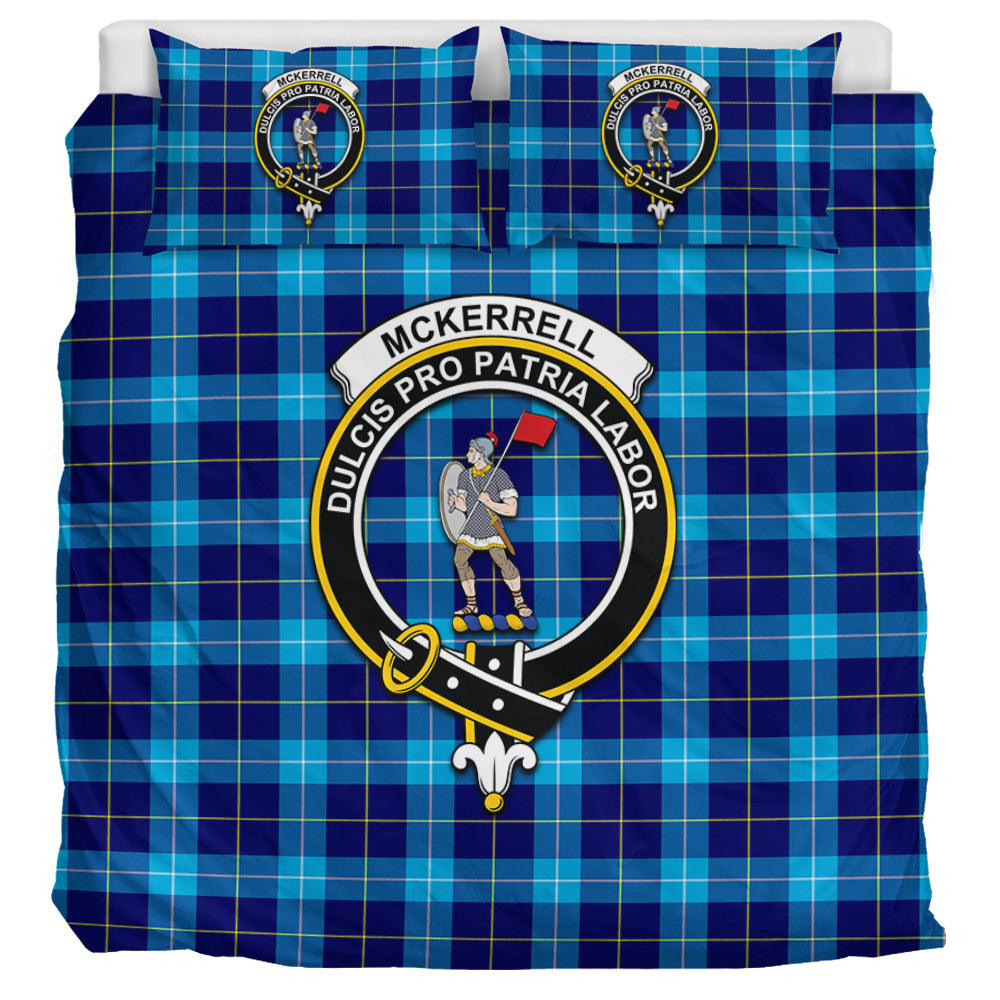 McKerrell Tartan Bedding Set with Family Crest - Tartan Vibes Clothing