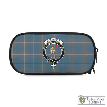 McKerrell of Hillhouse Dress Tartan Pen and Pencil Case with Family Crest