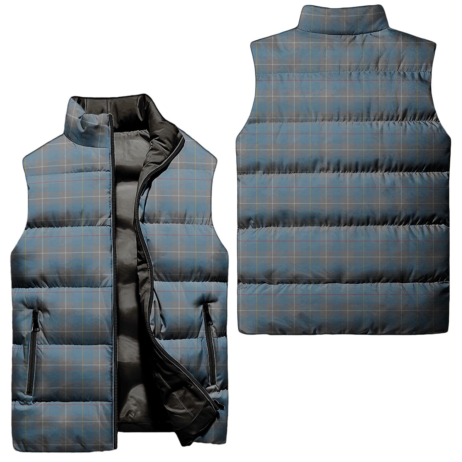 McKerrell of Hillhouse Dress Tartan Sleeveless Puffer Jacket Unisex - Tartanvibesclothing