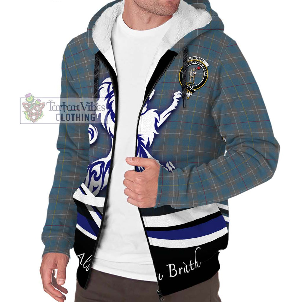 McKerrell of Hillhouse Dress Tartan Sherpa Hoodie with Alba Gu Brath Regal Lion Emblem Unisex S - Tartanvibesclothing Shop