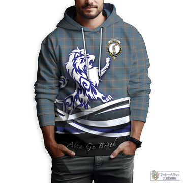 McKerrell of Hillhouse Dress Tartan Hoodie with Alba Gu Brath Regal Lion Emblem