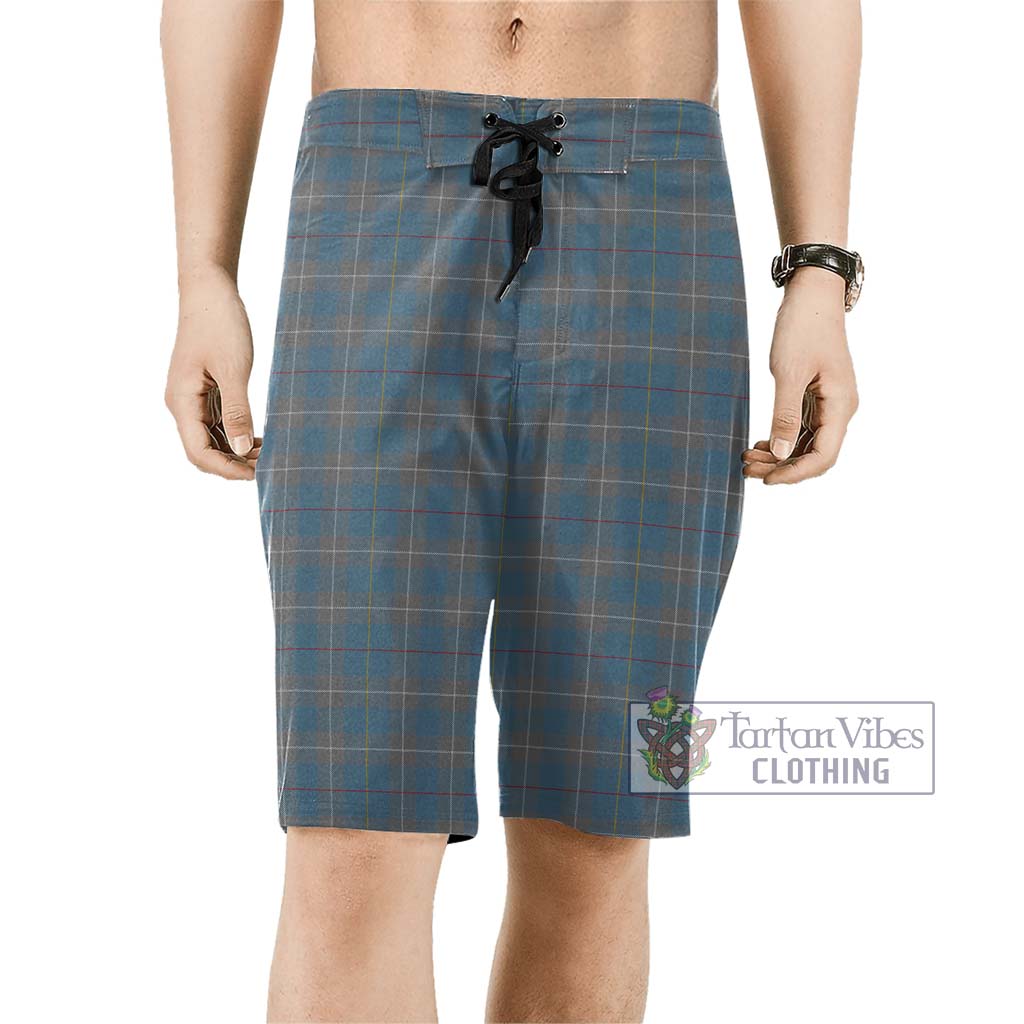 McKerrell of Hillhouse Dress Tartan Men's Board Shorts Men - Tartan Vibes Clothing