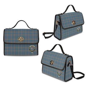 McKerrell of Hillhouse Dress Tartan Waterproof Canvas Bag with Family Crest