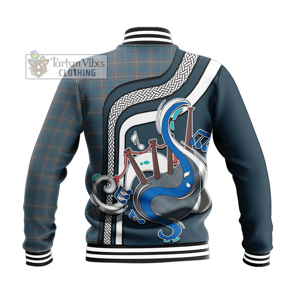 Tartan Vibes Clothing McKerrell of Hillhouse Dress Tartan Baseball Jacket with Epic Bagpipe Style