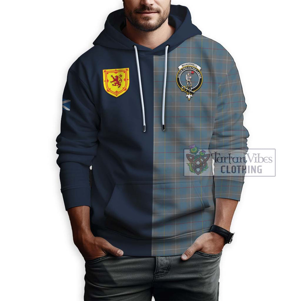 Tartan Vibes Clothing McKerrell of Hillhouse Dress Tartan Hoodie with Scottish Lion Royal Arm Half Style