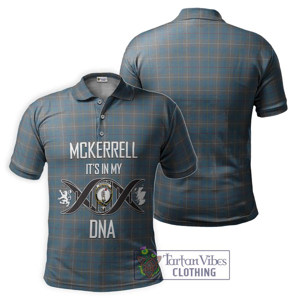 McKerrell of Hillhouse Dress Tartan Polo Shirt with Family Crest DNA In Me Style - Tartanvibesclothing Shop