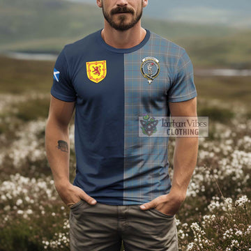 McKerrell of Hillhouse Dress Tartan T-Shirt Alba with Scottish Lion Royal Arm Half Style