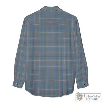 McKerrell of Hillhouse Dress Tartan Women's Casual Shirt with Family Crest