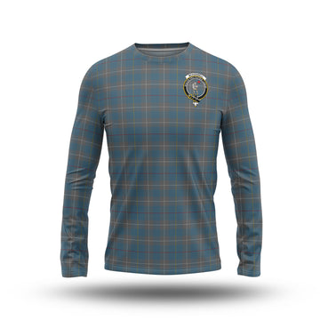 McKerrell of Hillhouse Dress Tartan Long Sleeve T-Shirt with Family Crest