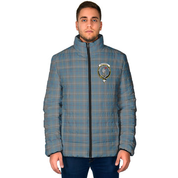 McKerrell of Hillhouse Dress Tartan Padded Jacket with Family Crest